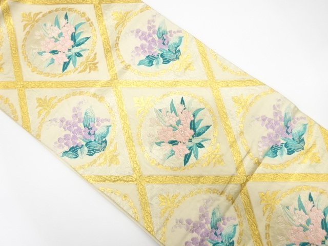 Japanese Kimono / Antique / Fukuro Obi Silk